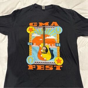 Gildan Black CMA Fest Graphic Tee